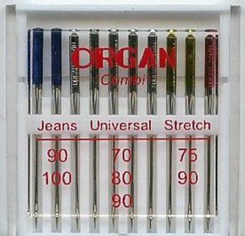 Organ 10x Combibox Jeans/Universal/Stretch, 10 pcs